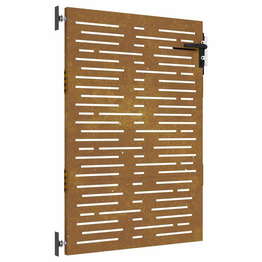 vidaXL Gartentor aus Cortenstahl in Rost-Optik mit quadratischem Design, B/H: 85 x 150 cm - Bild 2