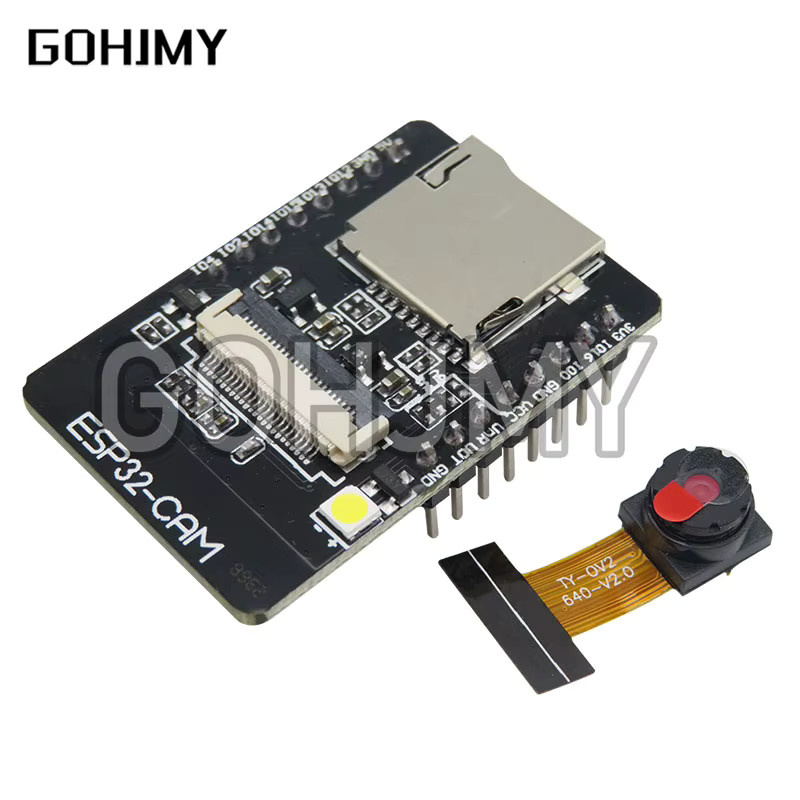 GOHJMY ESP32-CAM Entwicklung Board Set mit OV2640 Kamera Modul, WiFi und Bluetooth, 10 Stück, Schwarz - Bild 2