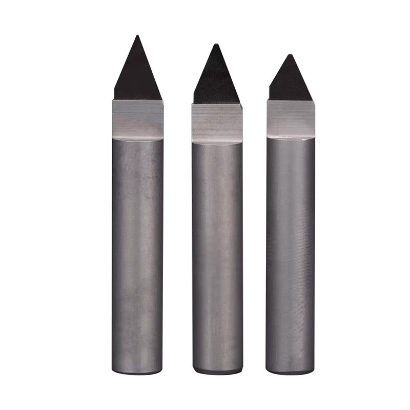 HUHAO V-förmiger Schaftfräser PCD Diamantfräser mit 6 mm Schaft für Stein, Granit und Marmor als CNC-Schnitzwerkzeug - Bild 4