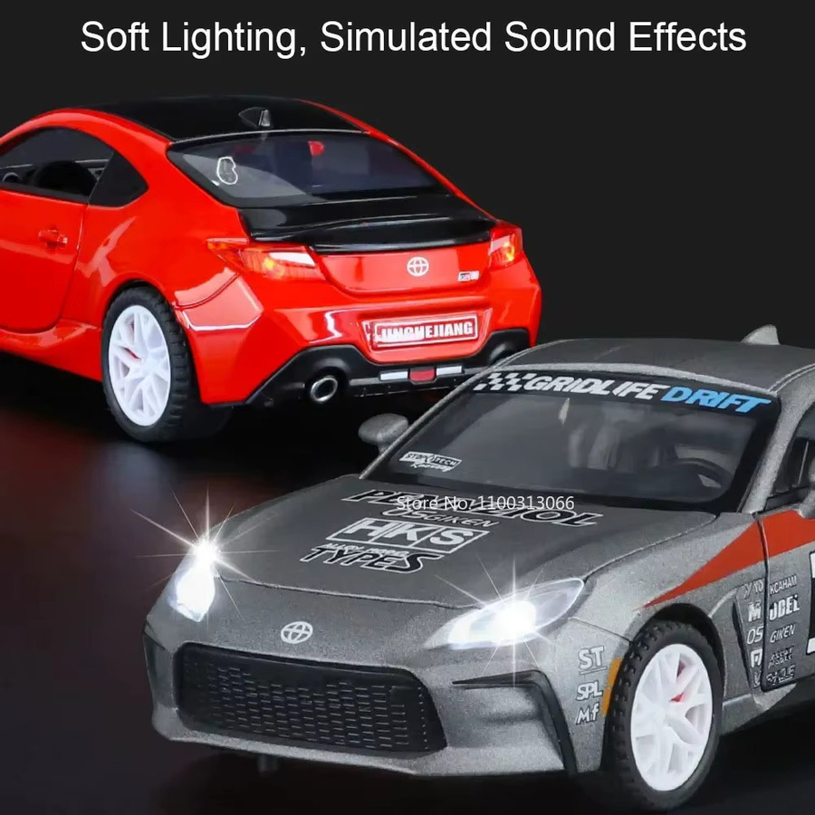 MAKEDA GR86 M4 Spielzeug Modellauto, 1:32, Metall, mit Licht und Musik - Bild 2
