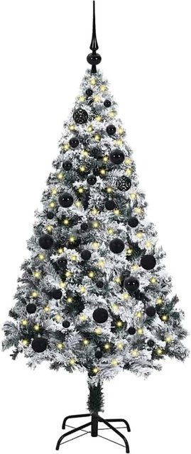 vidaXL Künstlicher Weihnachtsbaum mit 150 LEDs in Grün, Höhe: 150 cm - Bild 1