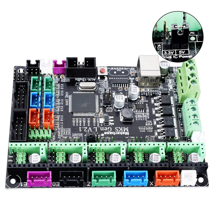 Makerbase MKS Gen_L V2.1 Steuerplatine für FDM 3D-Drucker mit Unterstützung für TMC2209 und TMC2208 im UART-Modus - Bild 5