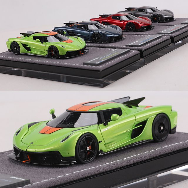 Bburago GRN 1:64 Resin-Modellauto, Grau, Blau - Bild 1