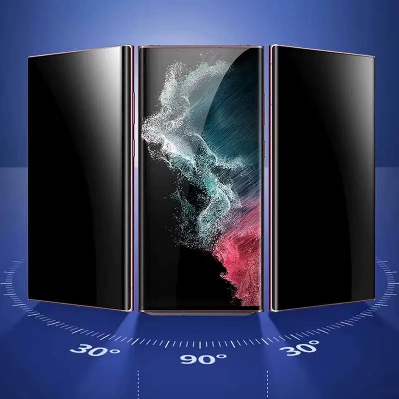 Anti-Spy Privatsphäre Displayschutz aus gehärtetem Glas für Samsung Galaxy A55 A54 A53 A35 A34 A33 A32 A15 A13 A06 A05 A52 A51 A12 A72 (1-4 Stück) - Bild 2