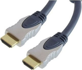 Fröhlich + Walter ShiverPeaks HDMI Video- und Audiokabel, 19-polig (M) auf 19-polig (M), Farbe: Grau, Länge: 10 m - Bild 1