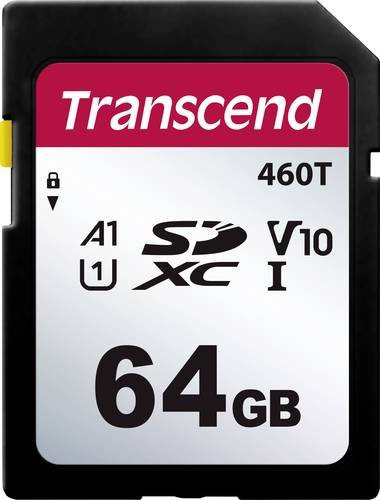 Transcend SDXC Speicherkarte TS64GSDC460T-VS1 in Schwarz mit 64 GB - Bild 1