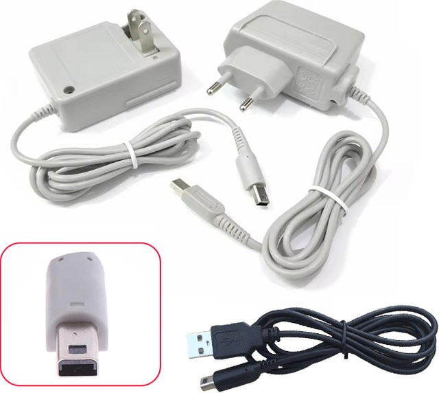 Nintendo AC Netzteil Ladegerät Adapter für 3DS, NEUE 3DS XL, LL und NEUE 3DS LL in Weiß - Bild 1