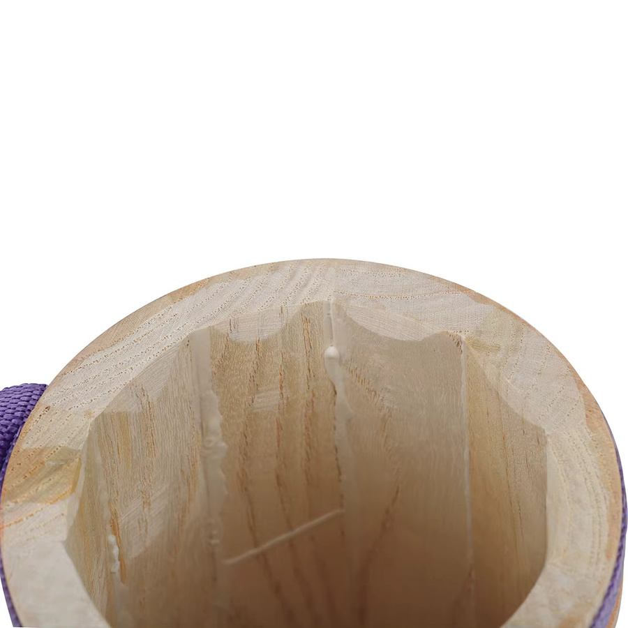 IRIN Orff Indische Trommel, Tsubaki-Holz Schafsfell Handtrommel, Perkussionsinstrument - Bild 3