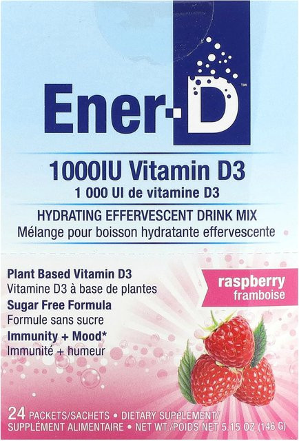 Ener-C, Getränkepulver, Himbeere, 24 Packungen - Bild 1