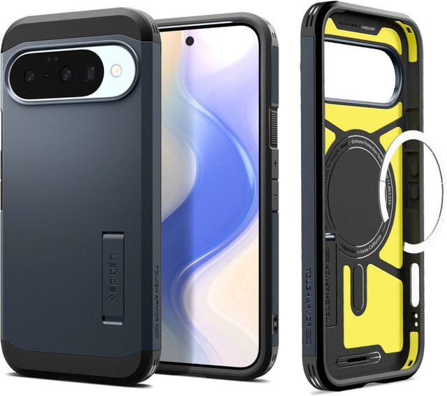 Spigen Tough Armor MagSafe Schutzhülle für Google Pixel 10 Pro und Google Pixel 10 in Blau - Bild 1