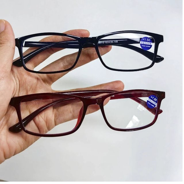 ShangeWFJia Lesebrille, Vollrand, rechteckig, Kunststoff - Bild 1