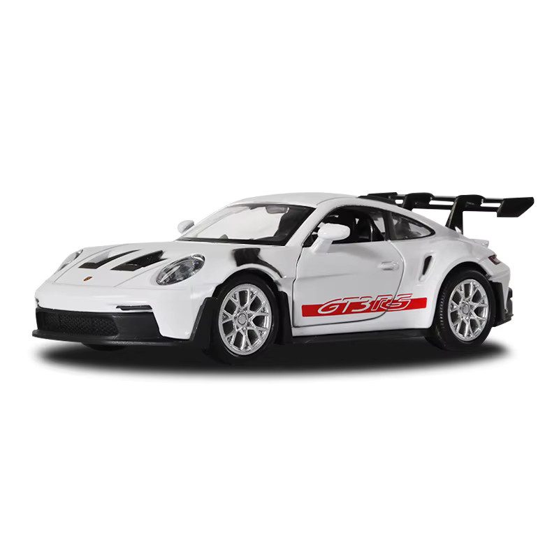 MAKEDA Porsche 911 992 GT3 RS, Modellauto, 1:36, Metall, Weiß - Bild 5