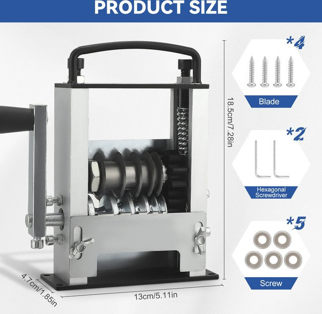 Doppelantrieb-Abisoliermaschine für Schrottdraht und Kupferdraht von 1-17mm in Grau und Silber - Bild 1