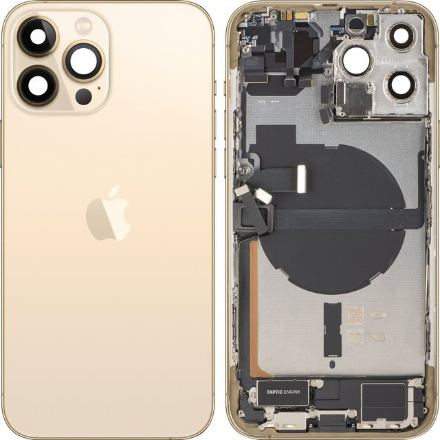 Apple iPhone 13 Pro Max Batteriedeckel mit Mittelgehäuse in Gold - Bild 1