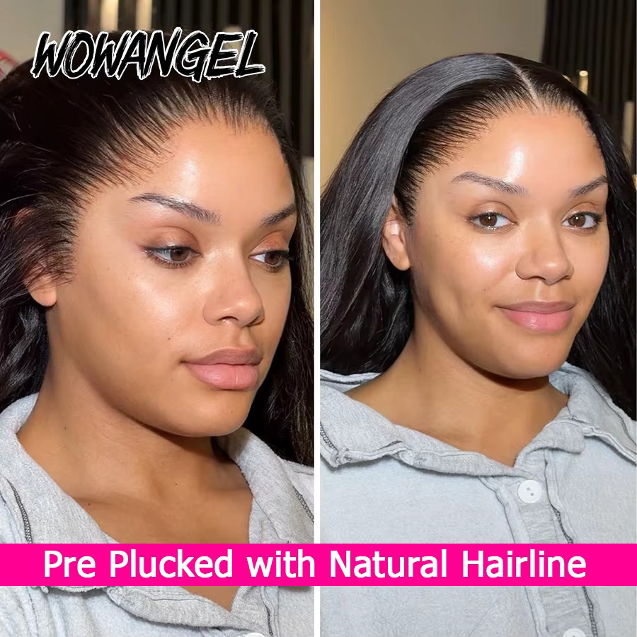 Wow Angel Echthaar-Perücke, 100% Brasilianisches Haar, 13x6 HD Lace Frontal - Bild 3