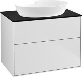 V&B Waschtischunterschrank Finion in Weiß, B/T/H: 80 x 50,1 x 60,3 cm - Bild 1