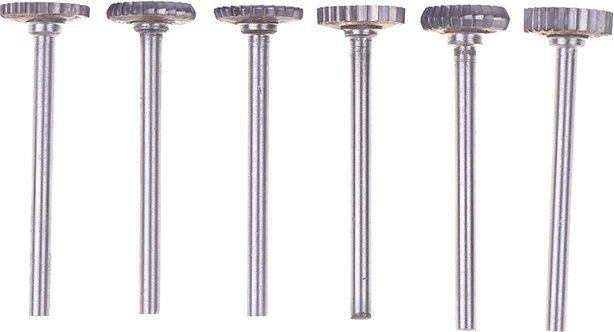 KOQZM CCA4-T Typ Hartmetall Rotary Datei Arc Metall Cutter Bit aus Wolfram für Aluminium, Stein und Kunststoff zur Gravur und Metallbearbeitung in Silber - Bild 1