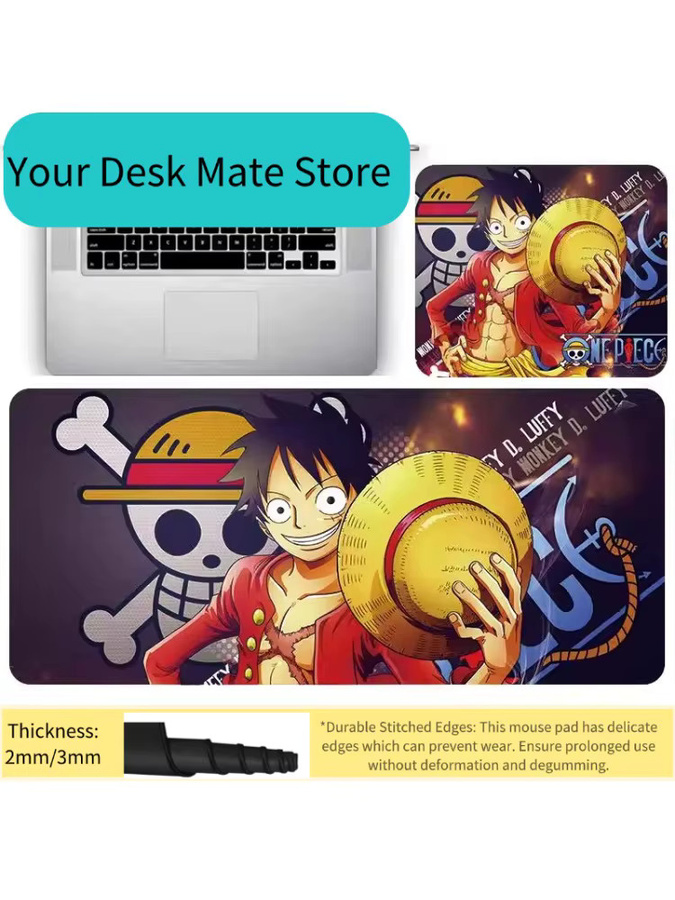 Bandai One Piece Mauspad aus Leder mit Roronoa Zoro und Luffy Design in Multicolour - Bild 2