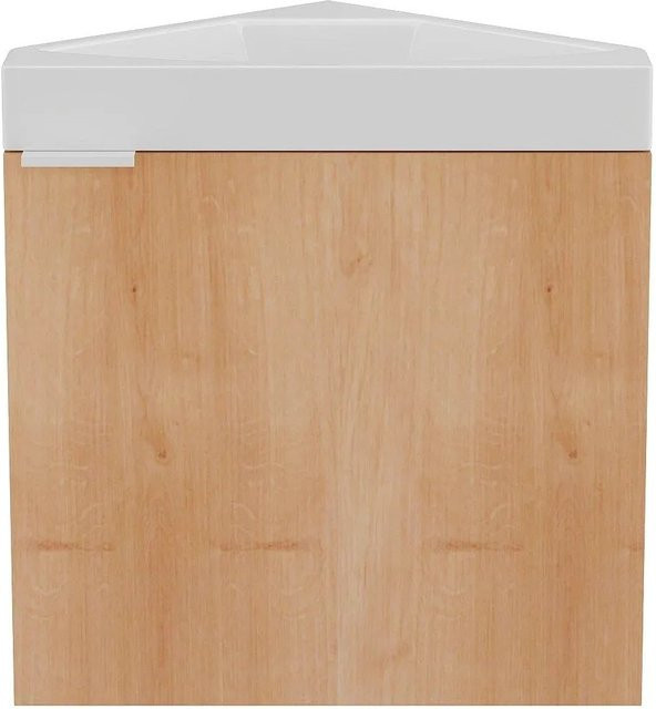 Manodo Möbel-Handwaschbecken in Beige, Breite: 56 cm - Bild 1