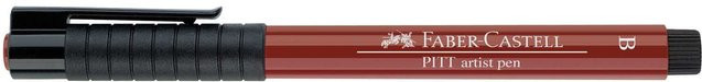 Faber Castell PITT artist pen brush Tintenzeichner in Indischrot - Bild 1