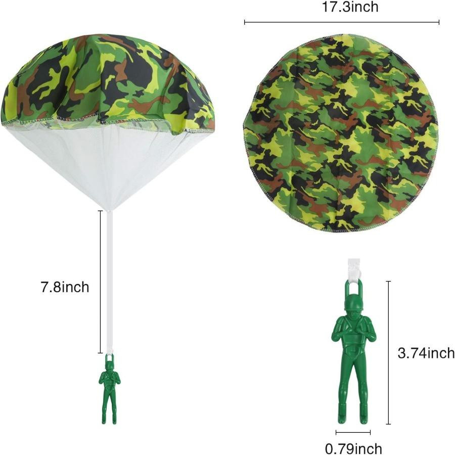 Fashnics Mini-Soldaten-Fallschirmspielzeuge für Kinder 3-6 Jahre - Bild 1