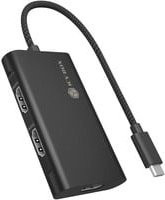 ICY BOX Adapter USB-C auf HDMI in Schwarz - Bild 1