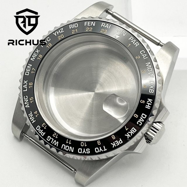 RICHUS Uhrengehäuse Edelstahl, Silber, 40 mm, Unisex - Bild 1