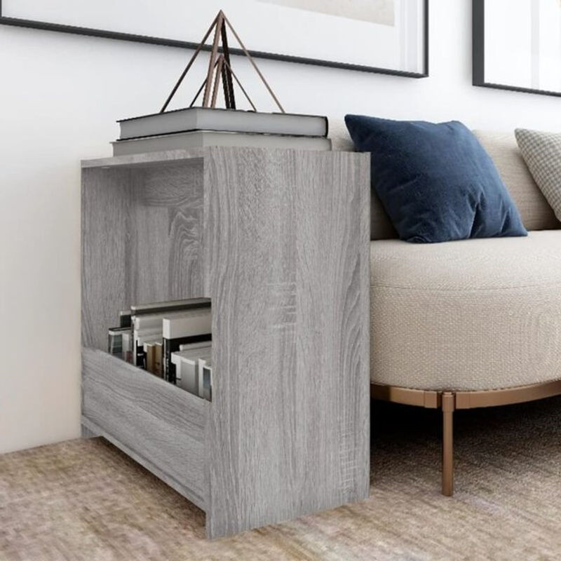 Vidaxl Beistelltisch in Grau im Landhausstil und minimalistischem Design, B/T/H: 50 x 26 x 50 cm - Bild 1