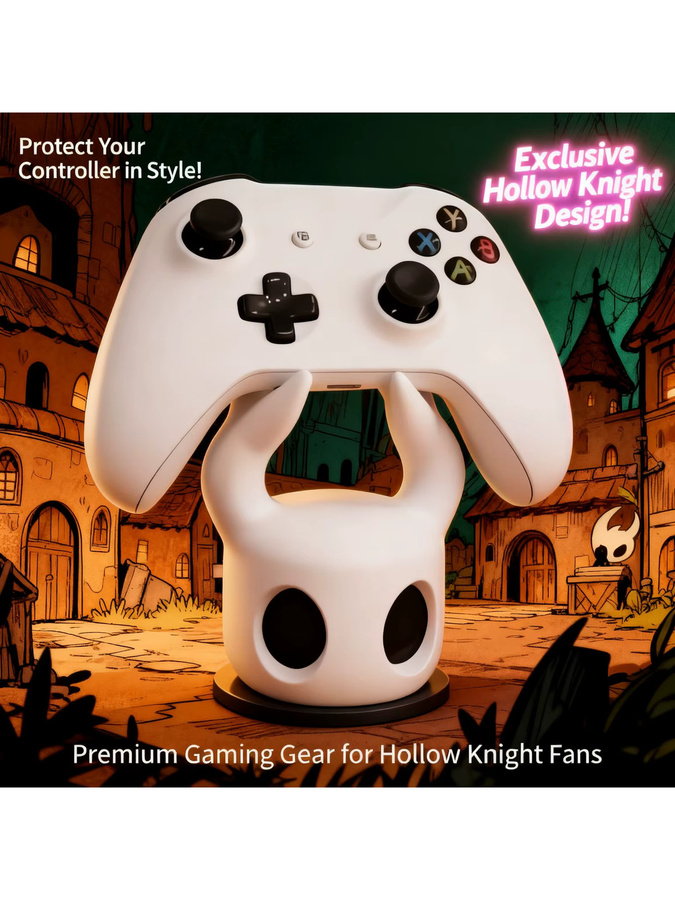 Bandai Hollow Knight Game Controller-Ständer in Weiß für PS4, PS5 und Nintendo Switch als universeller Desktop-Display-Halter - Bild 5