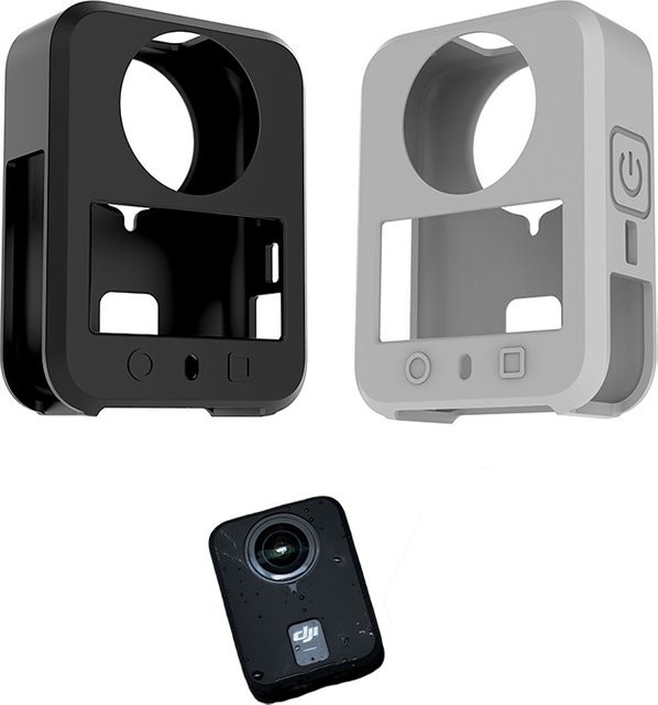 DJI Osmo 360 Silikon Schutzhülle Anti-Scratch Screen Protector in Schwarz - Bild 1