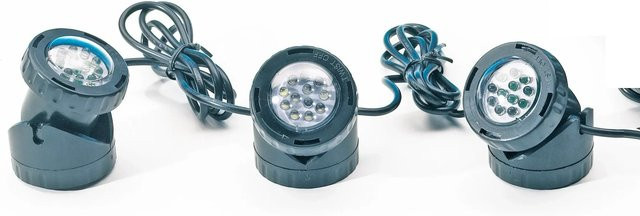 HEISSNER LED-Unterwasser-Spot Aqua Light Set, 3 Stück, warmweiß, schwarz - Bild 3