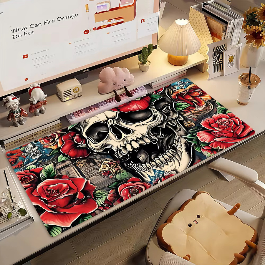 Ed Hardy Mauspad für Gamer und Computer in Multicolour, rutschfeste Schreibtischunterlage aus Gummi - Bild 2