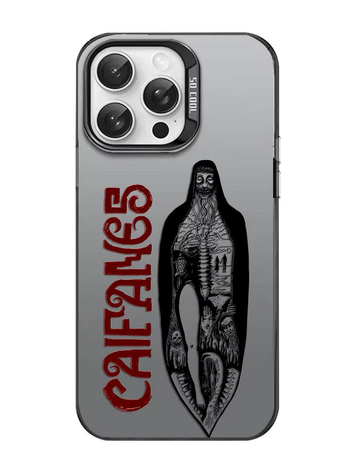 C-Caifanes El Nervio del Volcan Handyhülle für iPhone 11 bis 17 Pro Max Air Matte Laser Aurora stoßfeste Schutzhülle in Weiß - Bild 4