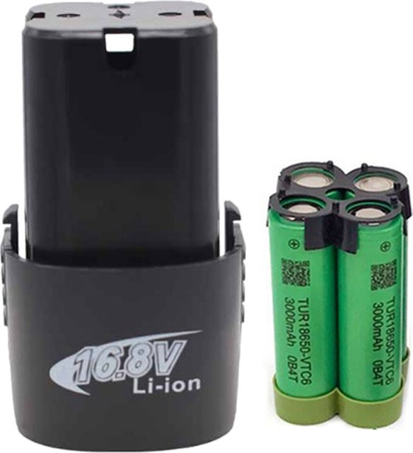 ESHYLALA 16,8 V 18650 Li-Ion Lithium-Batterie für Akkuschrauber und Bohrmaschinen - Bild 1
