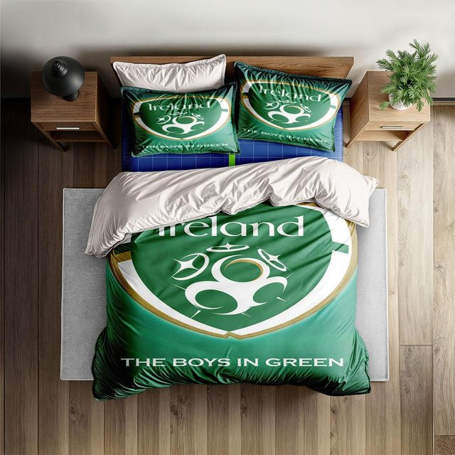 Flylo Bettwäsche Set Irland The Hoops Rovers Legende in Grün, B/H: 135 x 200 cm - Bild 1