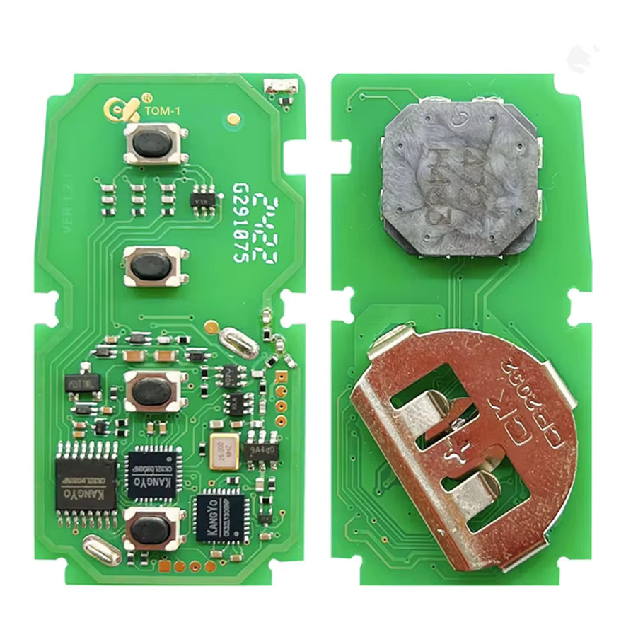 CK TOM Universalschlüssel TOM-O-01 Smart PCB Fernbedienungsplatine für Toyota RAV4 Hilux Land Cruiser und Lexus RX350, Farbe: Grün, unterstützt 8A/4D - Bild 3