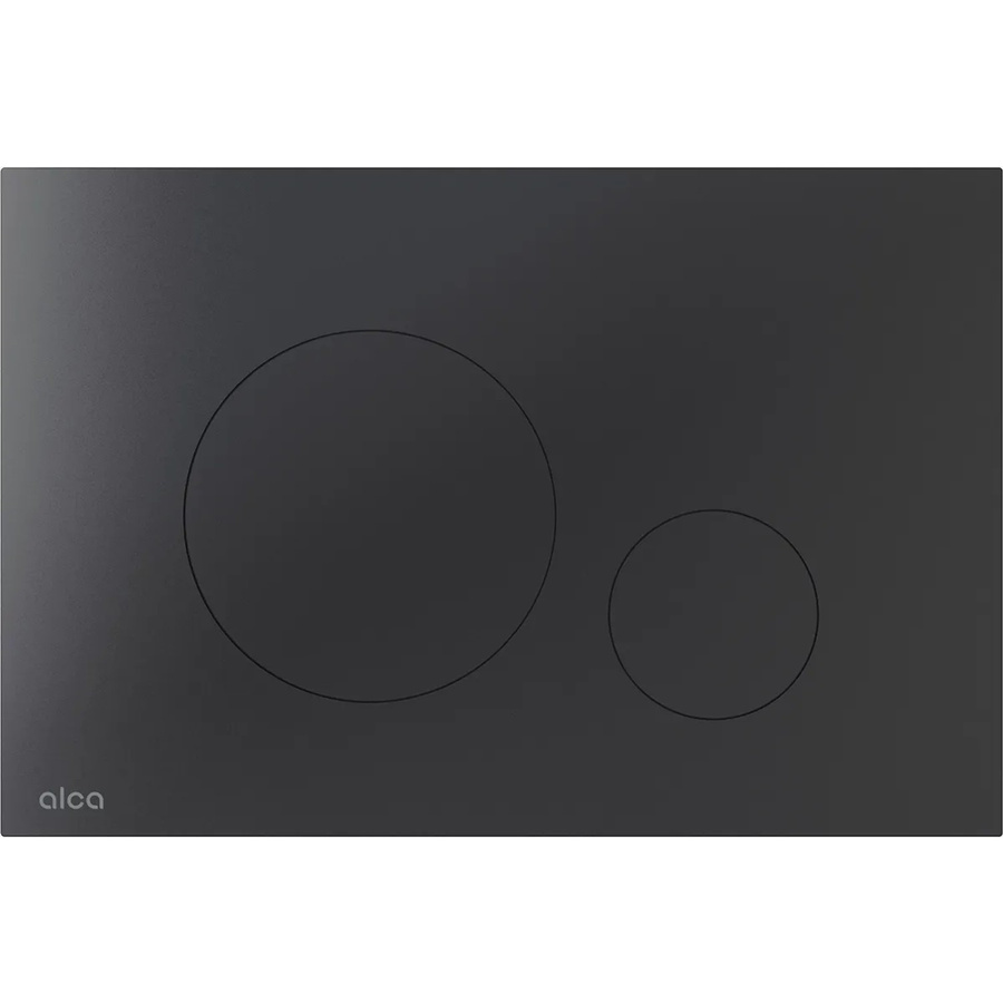 Alcadrain Betätigungsplatte TURN-BLACK Dual Flush aus Edelstahl in Schwarz-Matt - Bild 2
