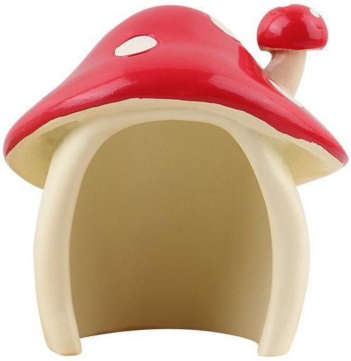 Yiran Furniture Roter Pilz Harz Ornament - Bild 1