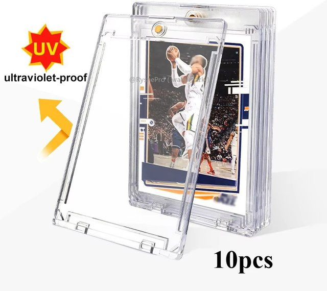 RyshePro Kartenhalter, 10-teiliges Set, magnetisch, Kunststoff, Weiß - Bild 1