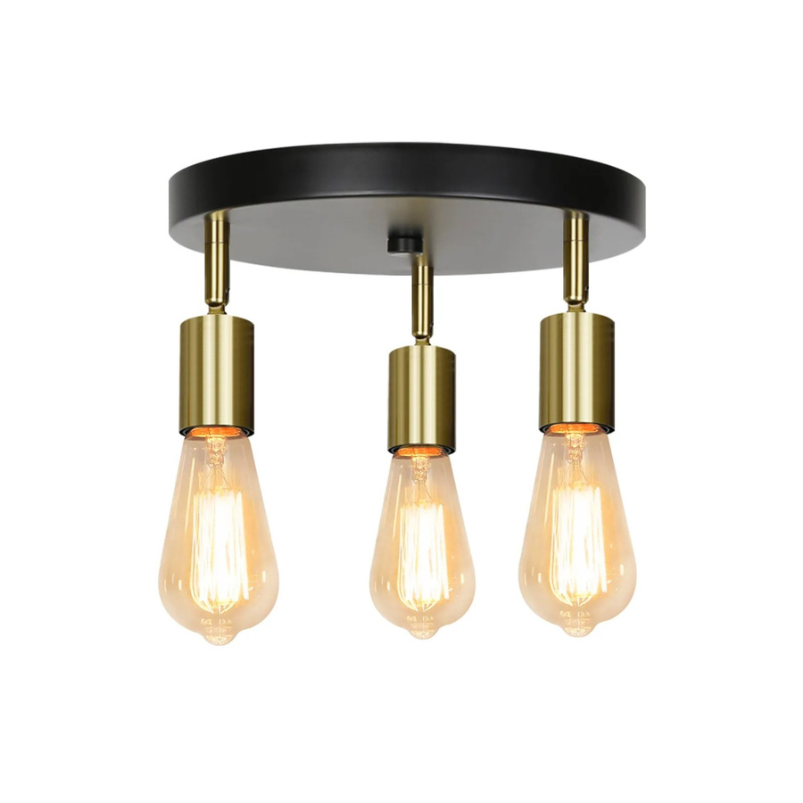 NETTLIFE Deckenleuchte aus Metall in Gold/Messing mit E27 Fassung - Bild 2