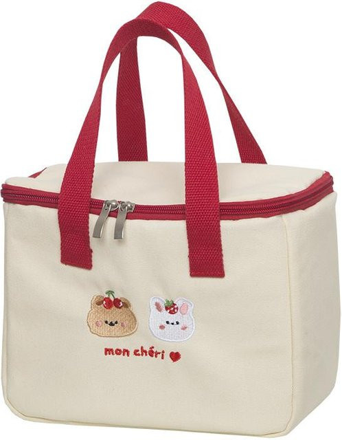 Isolierte Lunchtasche NATAWA aus Segeltuch in Weiß für Damen und Mädchen - Bild 1