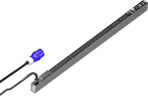 Rittal Rack-Stromverteilung DK 7979.215 in Grau mit IEC 60/320 C13 und C19 sowie Ethernet/LAN - Bild 1