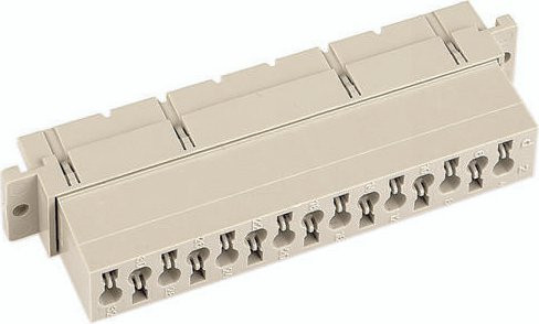 HARTING Federleiste 09060152813 aus Messing in Beige - Bild 1