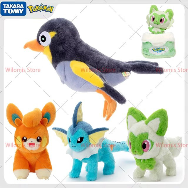 Takara Tomy Pokémon Sprigatito Vaporeon Pawmi Clodsire, Plüsch, Stofftier - Bild 1