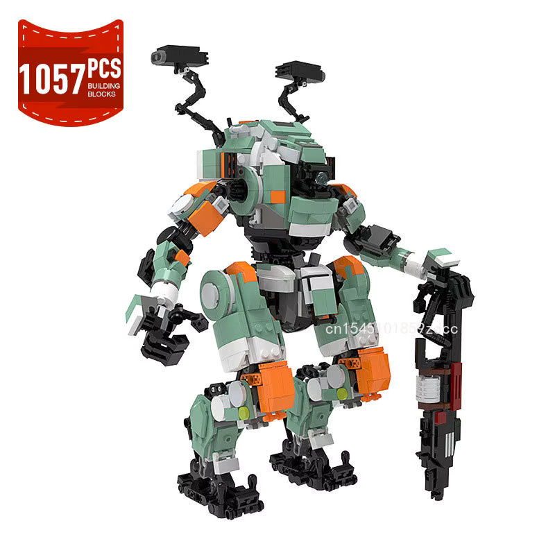 Garno Moc-Spiel Titan Falled Pionier Ronin-Klasse Mecha Roboter Modell, Baustein Set - Bild 2