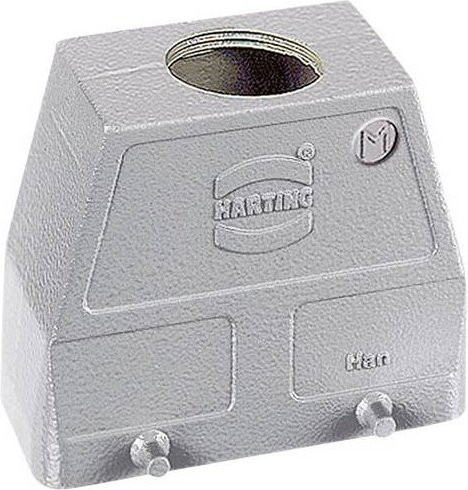 Harting Han 16B-gg-M32 Tüllengehäuse aus Kunststoff in Grau - Bild 1