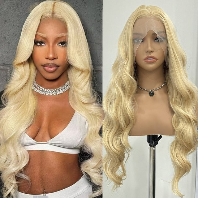 UStyleHair Blonde Wellenperücke, synthetisch, lang, Damen - Bild 1