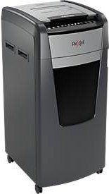 Rexel Optimum AutoFeed+ 750M Aktenvernichter P5 in Schwarz mit Mikroschnitt 2 x 15 mm, 750 Blatt Schnittleistung und 140 l Fassungsvermögen - Bild 1