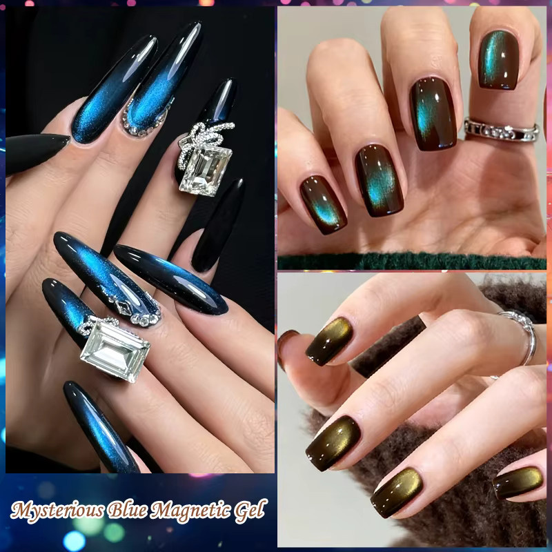 Mtssii Nagellack, Blau, Schimmernd, 7 ml - Bild 4