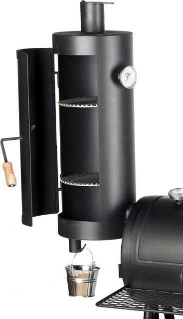 Joe's Barbeque Räucher- und Warmhalteaufsatz aus Stahl in Schwarz - Bild 2